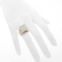 Thumbnail for 14K Yellow Solid Gold Diamond Engagement Ring 2.58 Ctw