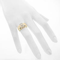 Thumbnail for 14K Yellow Solid Gold Mens Diamond Solitaire Pinky Ring 0.25 Ctw