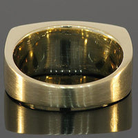 Thumbnail for 14K Yellow Solid Gold Mens Diamond Wedding Band 1.55 Ctw