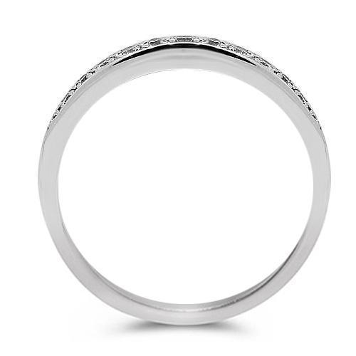 18K Solid White Gold Diamond Bridal Ring Set 1.51 Ctw