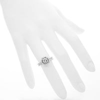 Thumbnail for 18K White Solid Gold Diamond Engagement Ring 1.25 Ctw