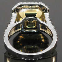 Thumbnail for 18K White Solid Gold Diamond Engagement Ring 6.40 Ctw