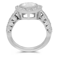Thumbnail for 18K White Solid Gold Womens Custom Diamond Engagement Ring 3.06 Ctw