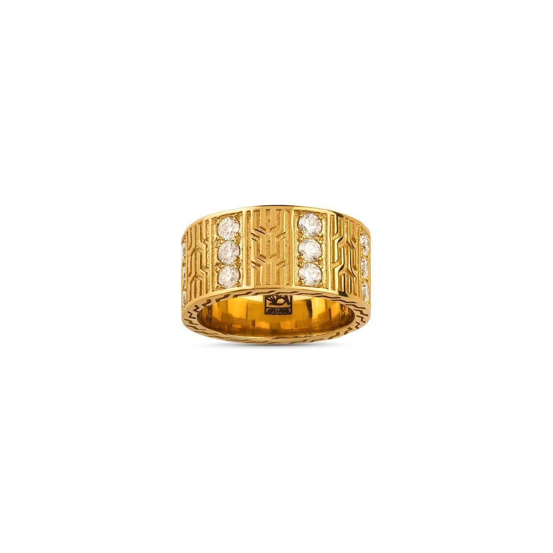 Avianne Diamond Wedding Band in 14k Yellow Gold 3.95 Ctw