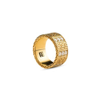 Thumbnail for Avianne Diamond Wedding Band in 14k Yellow Gold 3.95 Ctw