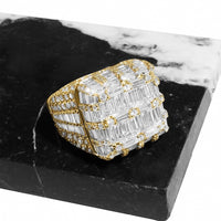 Thumbnail for Yellow Baguette ring in 14k Yellow Gold 5.65 ctw
