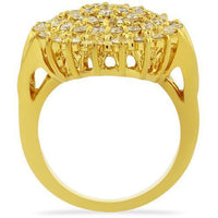 Thumbnail for Classic Diamond Cocktail Ring in 14k Yellow Gold 1.75 Ctw