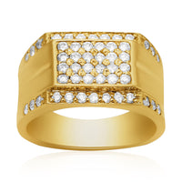 Thumbnail for Anillo clásico de diamantes de oro amarillo de 14 k de 1,00 quilates