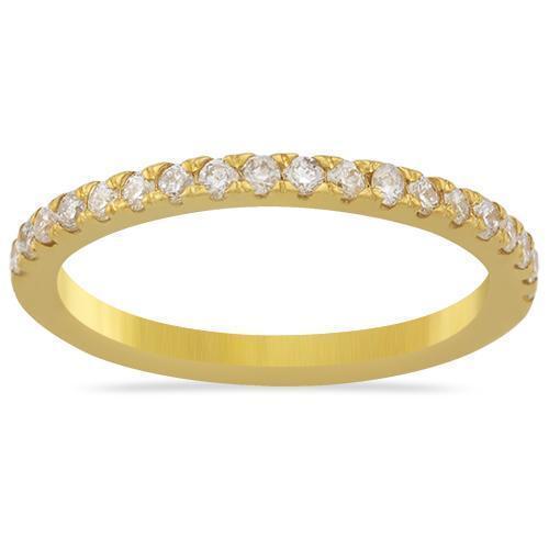 Yellow Classic Diamond Wedding Band in 14k Yellow Gold 0.35 Ctw