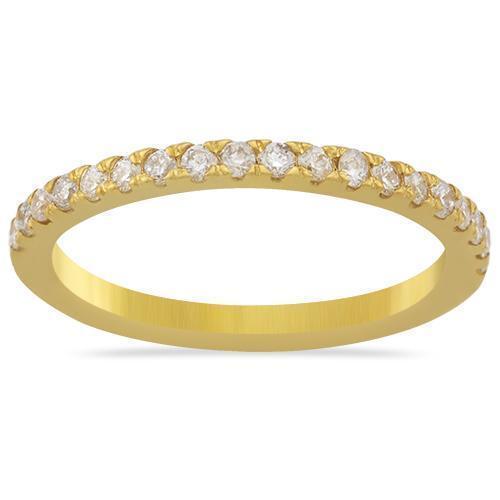 Yellow Classic Diamond Wedding Band in 14k Yellow Gold 0.35 Ctw