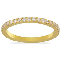 Thumbnail for Yellow Classic Diamond Wedding Band in 14k Yellow Gold 0.35 Ctw