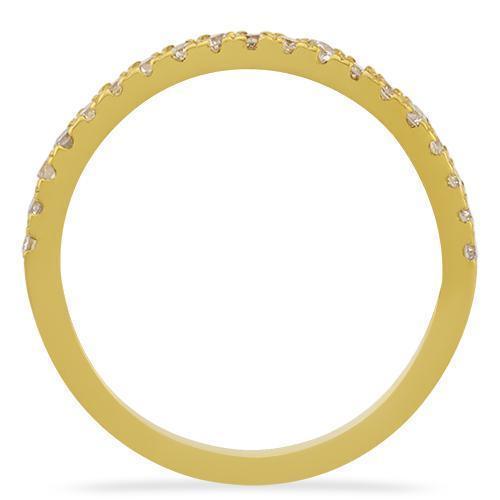 Yellow Classic Diamond Wedding Band in 14k Yellow Gold 0.35 Ctw