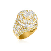 Thumbnail for Diamond Baguette ring in 14k gold 5.65ctw