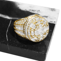 Thumbnail for Diamond Baguette ring in 14k gold 5.65ctw