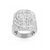 Thumbnail for Diamond Baguette ring in 14k gold 5.65ctw
