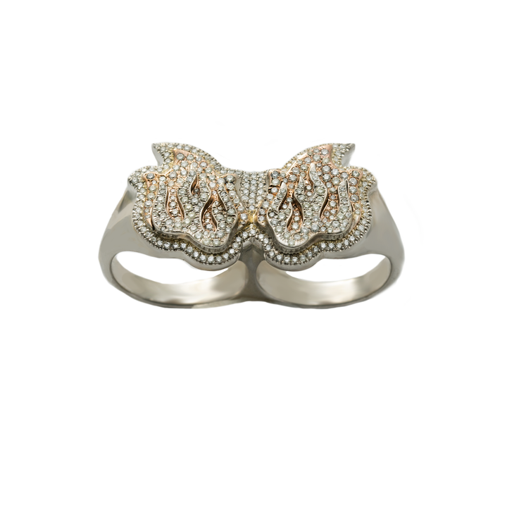Bar Double Finger Ring – Kimberly C Fine Jewelry