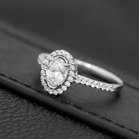 Thumbnail for 14k White Gold Diamond Engagement Ring in 0.5 Ctw