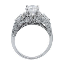Thumbnail for Diamond Engagement Ring in Solid White Gold