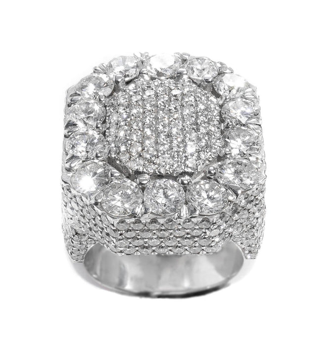 203 jewelry 指輪　（DAVAN） Two-tone Beaded Diamond Ring - Nuha Jewelers