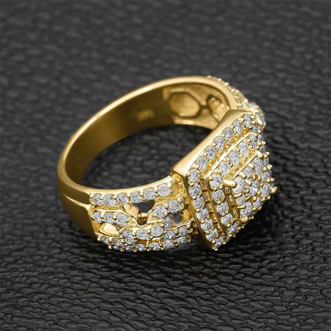 14k Yellow Gold Diamond Ring 1.49 Ctw
