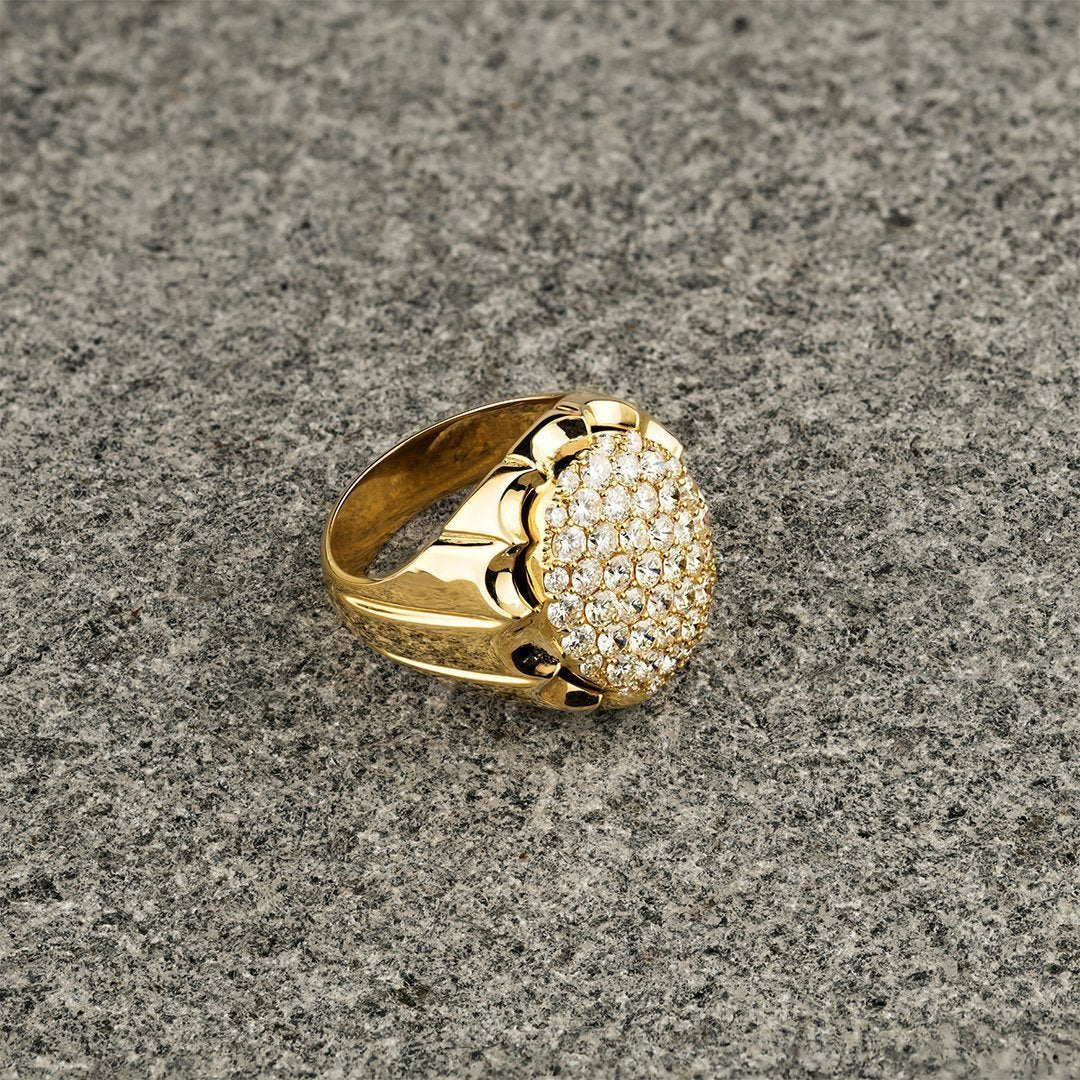 Diamond Pinky Ring in 14k Yellow Gold 2.50 Ctw