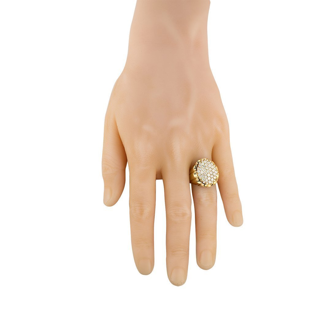 Diamond Pinky Ring in 14k Yellow Gold 2.50 Ctw