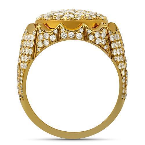 Diamond Pinky Ring in 14k Yellow Gold 4.25 Ctw