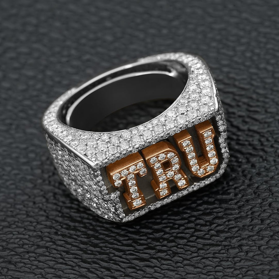 14k Yellow Gold Diamond Tru Ring 6.5 Ctw