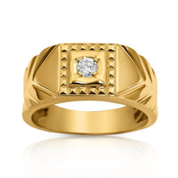 Thumbnail for 14k Yellow Gold Diamond Vintage Ring 0.15 CTW