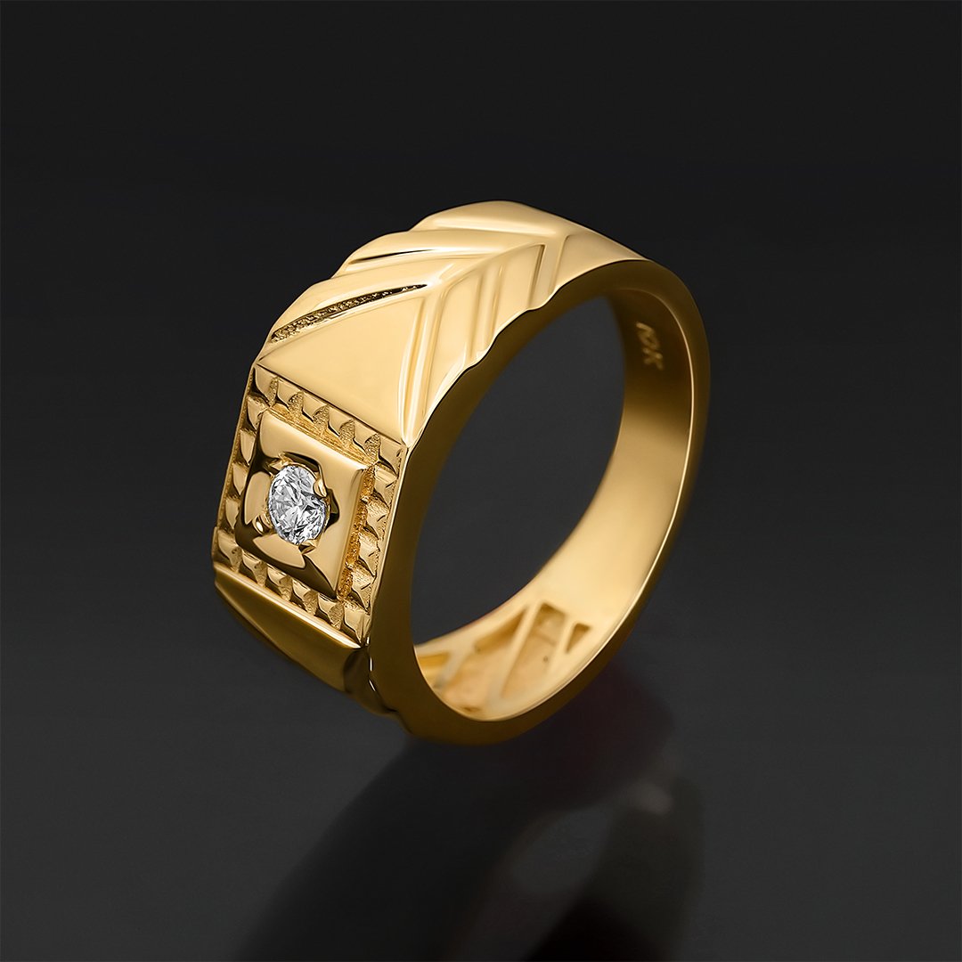 Mens vintage gold ring hotsell