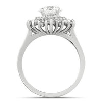 Thumbnail for GIA Certified Diamond Cocktail Ring in 14k White Gold 2.02 Ctw