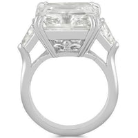 Thumbnail for Gorgeous Platinum EGL Certified Diamond Womens Ring 17.18 Ctw