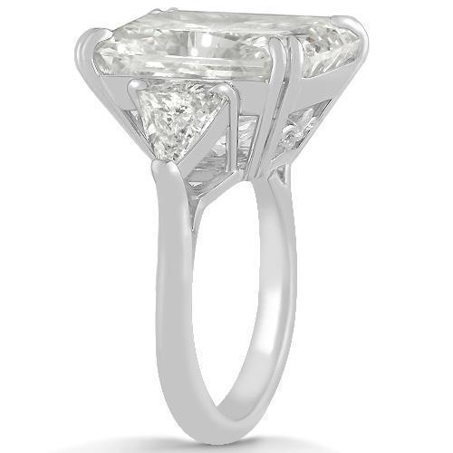 Gorgeous Platinum EGL Certified Diamond Womens Ring 17.18 Ctw