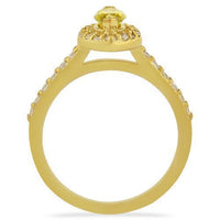 Thumbnail for Marquise Yellow Diamond Ring in 14k Yellow Gold 1.09 Ctw