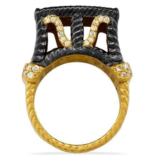 Mens Diamond Pinky Ring in 14k Yellow Gold 2.50 Ctw