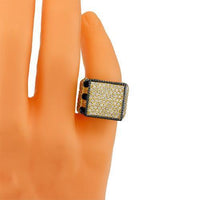Thumbnail for Mens Diamond Pinky Ring in 14k Yellow Gold 2.50 Ctw