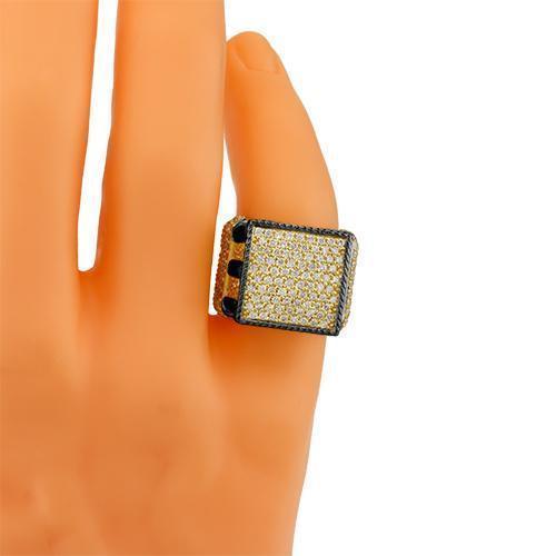 Mens Diamond Pinky Ring in 14k Yellow Gold 2.50 Ctw