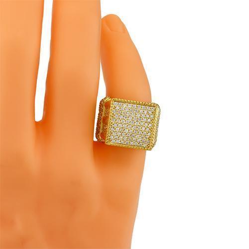 Mens Diamond Pinky Ring in 14k Yellow Gold 2.50 Ctw