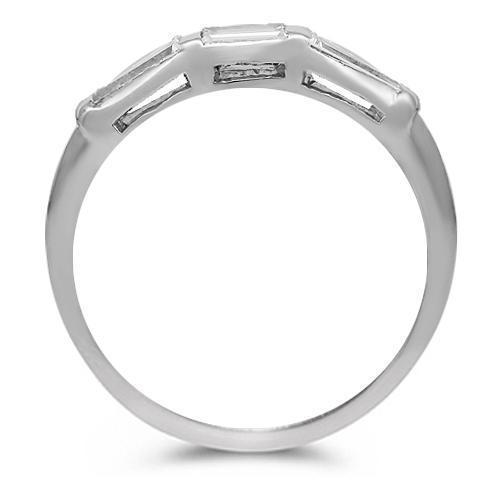 Platinum 950 Diamond Bridal Ring Set 4.56 Ctw
