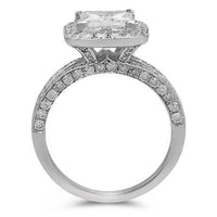 Thumbnail for Platinum Diamond Custom Engagement Ring 5.31 Ctw