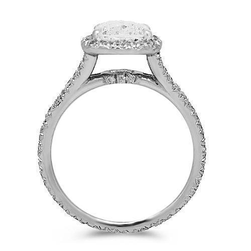 Platinum Diamond Engagement Ring 2.21 Ctw