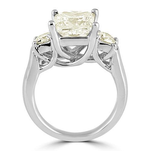 Platinum Diamond Engagement Ring 5.53 Ctw