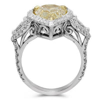 Thumbnail for Platinum Diamond Engagement Ring 6.73 Ctw