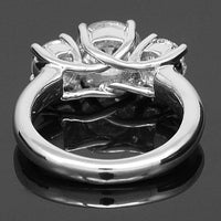 Thumbnail for Platinum Diamond Three Stone Engagement Ring 3.75 Ctw