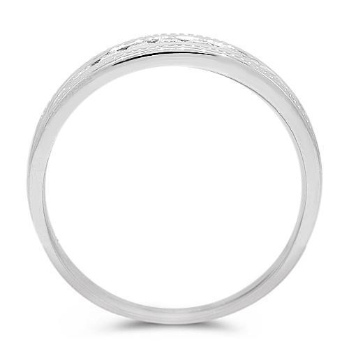 Platinum(Non-Gold) Platinum Mens Diamond Wedding Band 0.50 Ctw