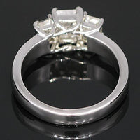 Thumbnail for Platinum Three Stone Diamond Engagement Ring 1.71 Ctw