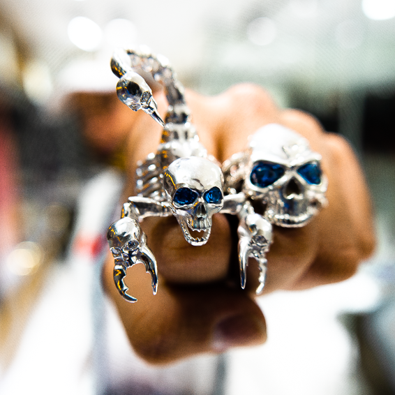 925 SILVER SCORPION RING