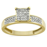 Thumbnail for Yellow Diamond Wedding Band Set 10K Yellow Gold 0.50 Ctw