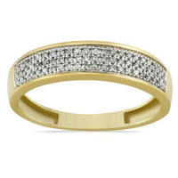 Thumbnail for Yellow Diamond Wedding Band Set 10K Yellow Gold 0.50 Ctw