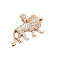 Thumbnail for Rose Gold & Diamond Lion Pendant